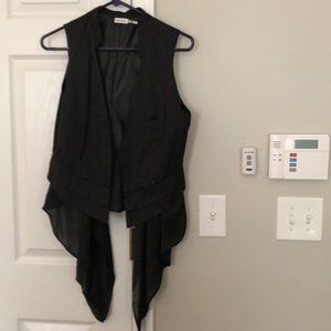 Black dressy vest